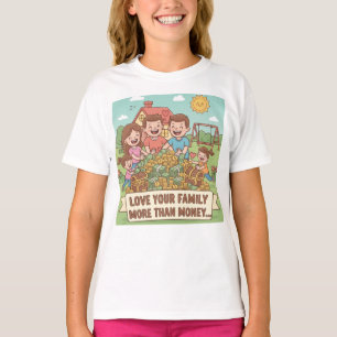 Love Your Family More Than Money T-Shirt
