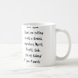 Love, Your Favourite! Mom Mug