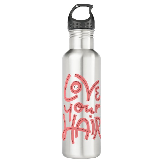 Love Your Hair 710 Ml Water Bottle (Front)