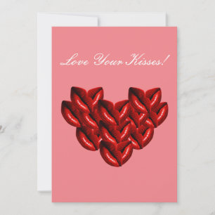 Love Your Kisses Valentine's Day Card