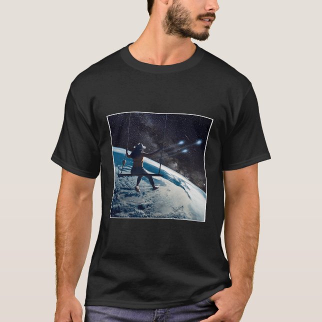 Love Your Mother Swinging Around Earth Gift T-Shirt (Front)
