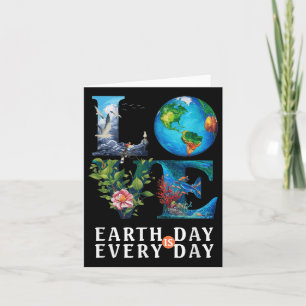 Love Your Mother Teacher Nature Save Every Day Ear Card