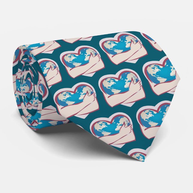 Love Your Mother Tie (Rolled)