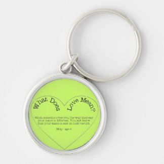 Love Your Name Keychain