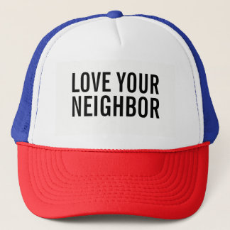 Love your neighbour hat