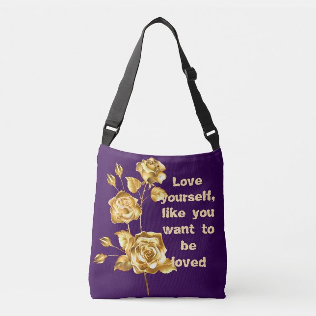 love yourself crossbody bag (Front)