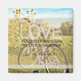 Love Yourself Enough Fitness Motivation Magnet