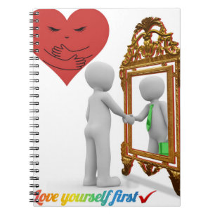 Love Yourself First Motivational Notebook Self-L