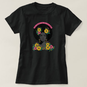 Love Yourself Floral Affirmation Tee Empowering