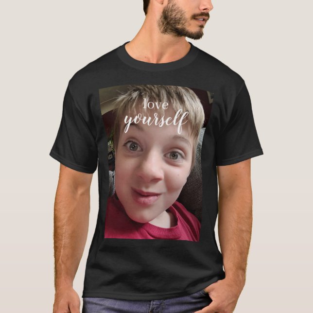 Love Yourself, Funny Face T-Shirt (Front)