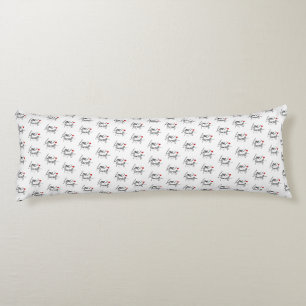 Love Yourself Handwritten Script Pattern Body Pillow