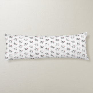 Love Yourself Handwritten Script Pattern Body Pillow