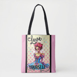 Love Yourself Sugar Skull Tote Bag