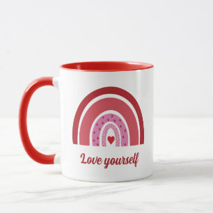 Love Yourself Valentines Day Anniversary Birthday Mug