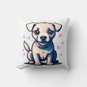 Loveable Lab Throw Pillow