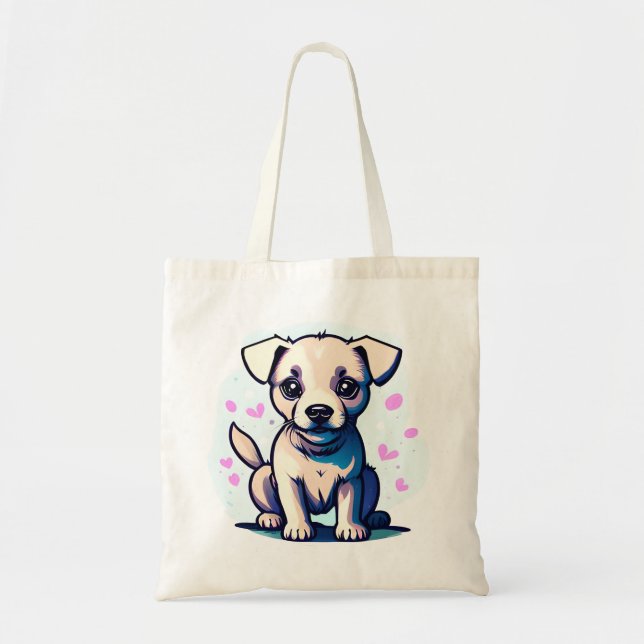 Loveable Lab Tote Bag (Front)