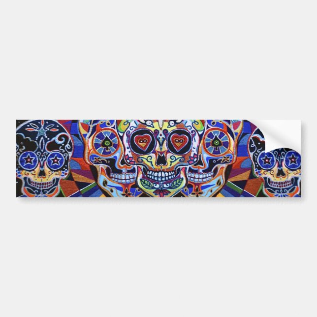 LoveAnd Death Bumper Sticker (Front)