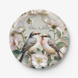LoveBird Floral Party Plate