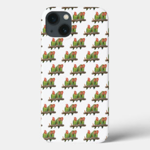 Lovebird Frenzy iPad Case (White)