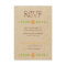 Lovebird Owls on Burlap Wedding RSVP