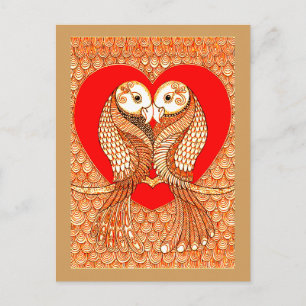 Lovebirds 2 postcard