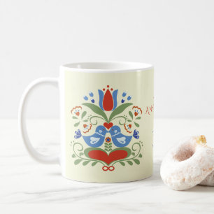 Lovebirds and Blossoms  Coffee Mug