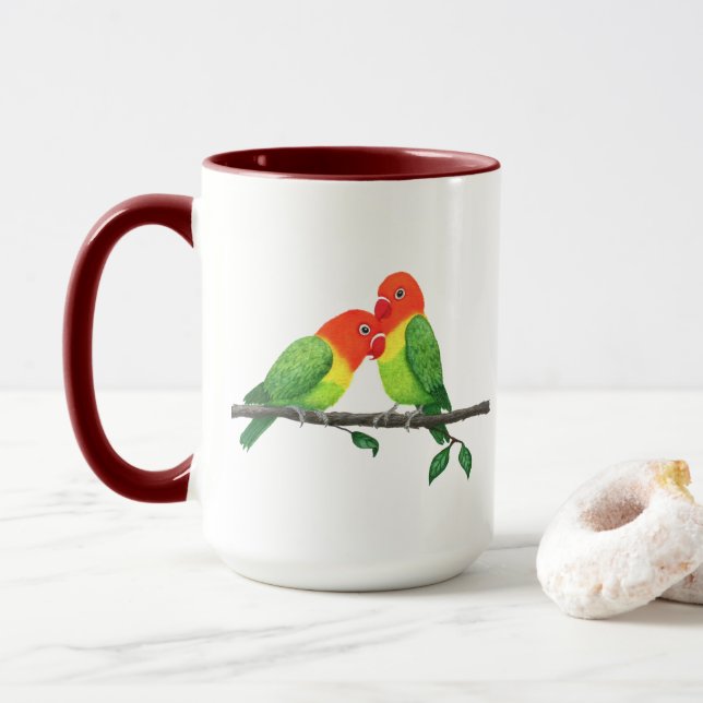 Lovebirds Combo Mug (With Donut)