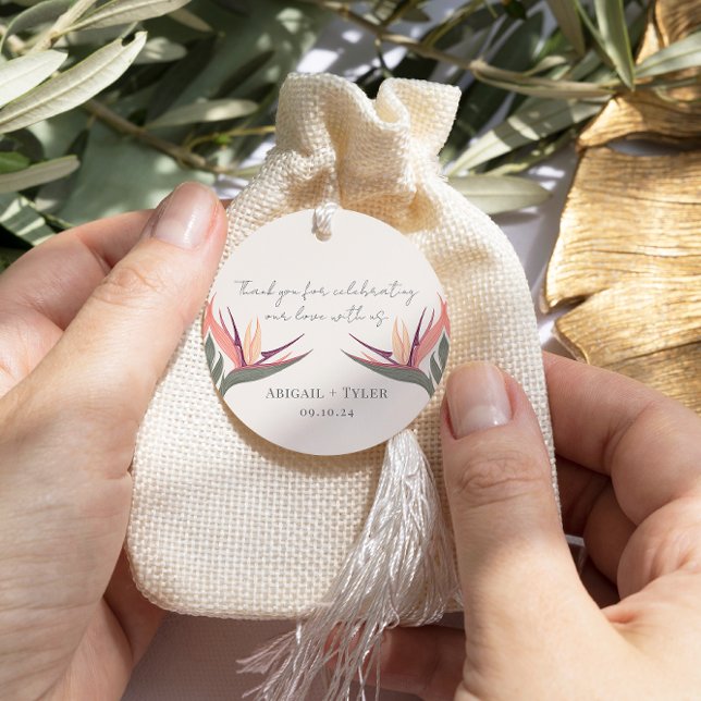 Lovebirds in Paradise Favour Tags (Creator Uploaded)