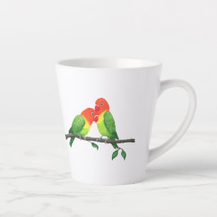 Lovebirds Inspirational Latte Mug