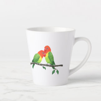 Lovebirds Inspirational Latte Mug