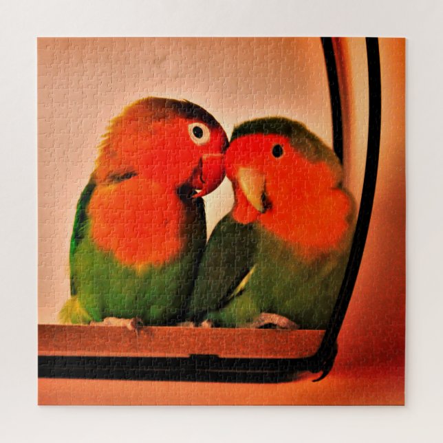Lovebirds    jigsaw puzzle (Vertical)