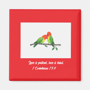 Lovebirds Magnet inspirant