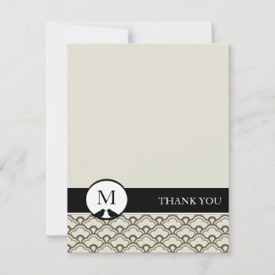 Lovebirds Personalized Thank You Cards (Two-Sided)