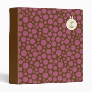 Lovebirds (Polka Dot) Wedding Binder