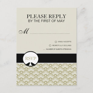 Lovebirds RSVP Cards or Reply Cards