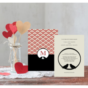 Lovebirds Wedding Invitations