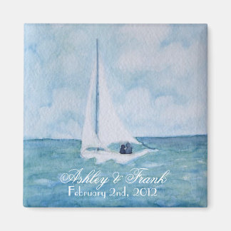 Loveboat Save-the-Date magnet