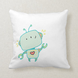 Lovebot Darling Robot Graphic iPhone Case Throw Pillow