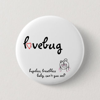 lovebug 2 inch round button