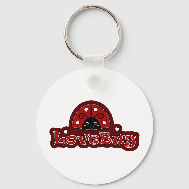 Lovebug Critter Keychain (Front)