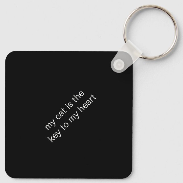 lovecats symbol key holder keychain (Back)