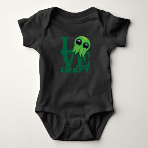 Lovecraft Baby Cthulhu Design – Spooky Cute Love Bodysuit