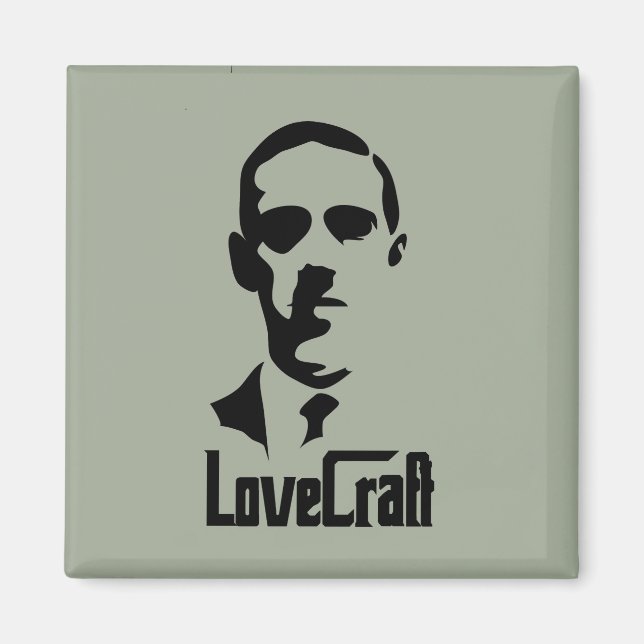 Lovecraft Style Face Magnet (Front)