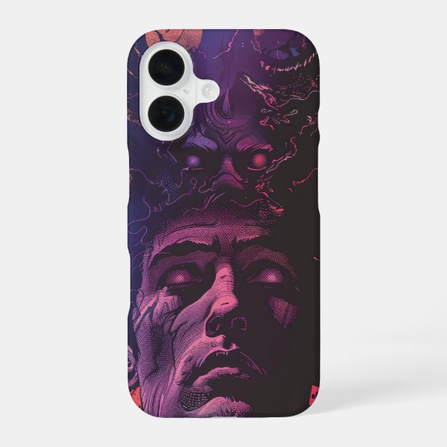 Lovecraftian Dark Fantasy  iPhone 16 Case (Back)
