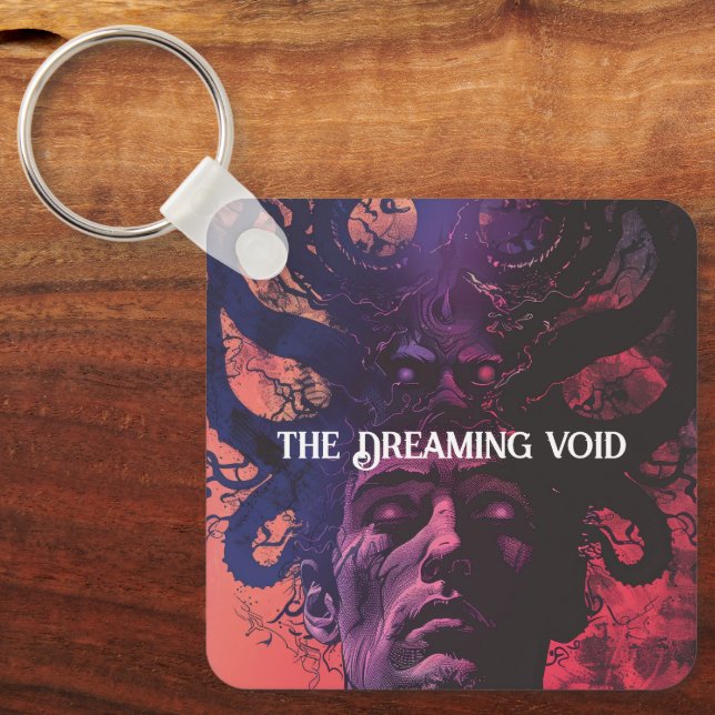 Lovecraftian Dark fantasy Keychain (Front)