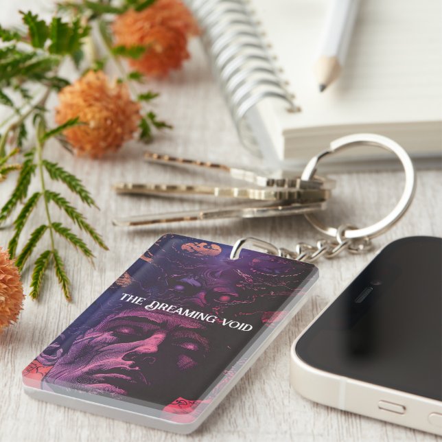 Lovecraftian Dark Fantasy Keychain (Front Right)