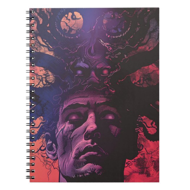 Lovecraftian Dark Fantasy Notebook (Front)