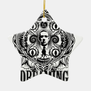 Lovecraftian Dreams Ceramic Ornament