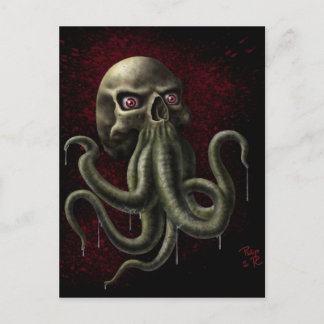 Lovecraftian Horror Postcard