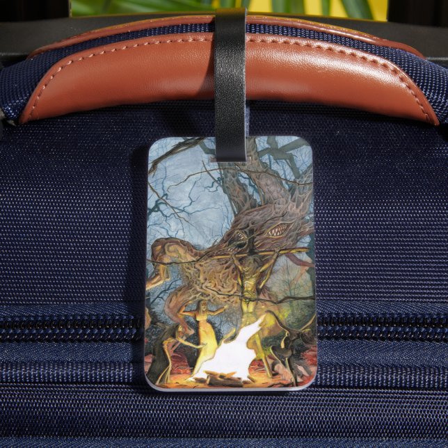 Lovecraftian Luggage Tags (Back Insitu 4)